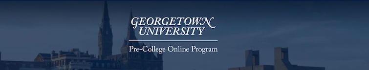 Georgetown University Pre-College Online Program